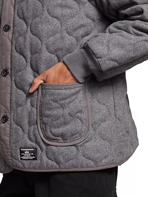 ALS/92 Liner Quilted Wool Bomber Jacket